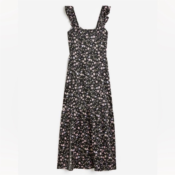 HM Ruffles Trim Satis Dress - Picture 5 of 6